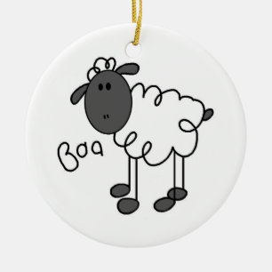 T-shirts en schenkingen op de kruk keramisch ornament
