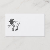 T-shirts en schenkingen op de kruk visitekaartje (Achterkant)