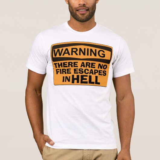 T-shirts ENFER, chrétien (Devant)