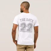 T-Shirts Enregistrez la Date (Dos entier)