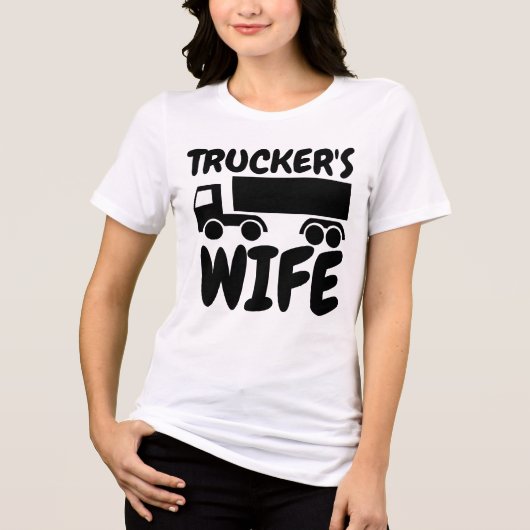 T-SHIRTS ÉPOUSE DE TRUCKER (Recto)