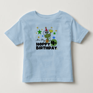 T-shirts et cadeaux 4th Birthday Frog Hoppy