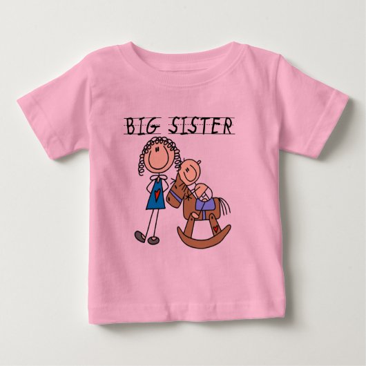 T-shirts et cadeaux Big Sister Baby Brother (Devant)