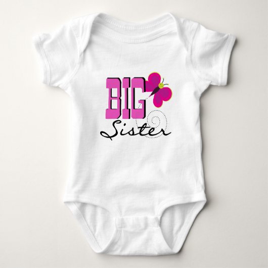 T-shirts et cadeaux Big Sister Butterfly (Devant)