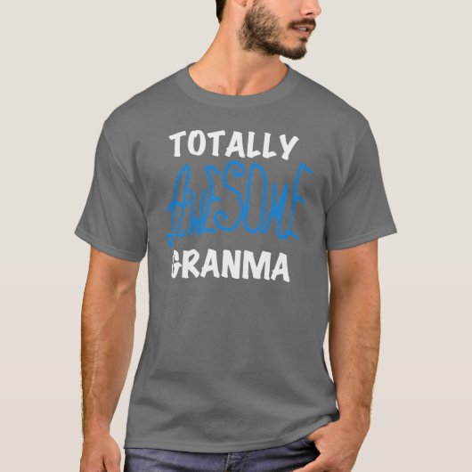 T-shirts et cadeaux bleus totalement (Devant)