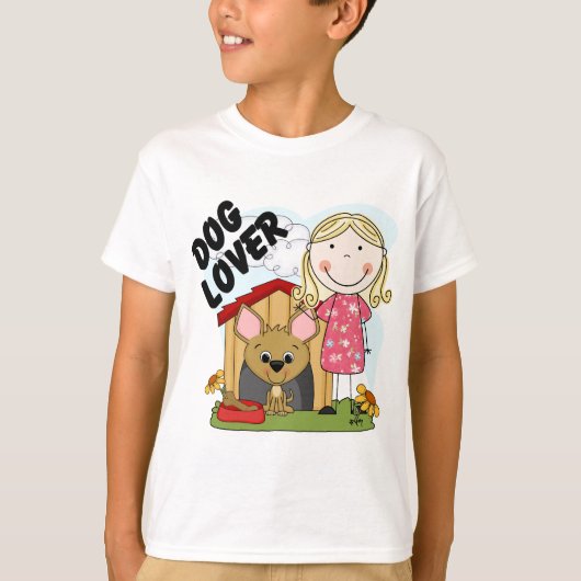 T-shirts et cadeaux blonds de fille d'amoureux des (Devant)