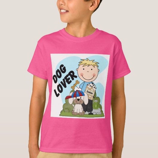 T-shirts et cadeaux blonds de garçon d'amoureux (Devant)