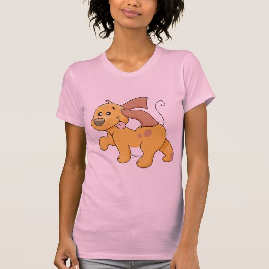 T-shirts et cadeaux Brown heureux de chien (Devant)