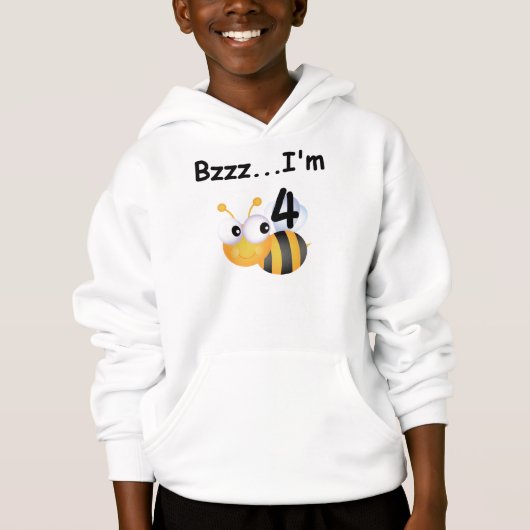 T-shirts et cadeaux Buzz Bumblebee 4e anniversaire (Devant)