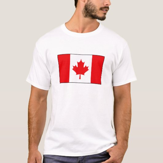 T-shirts et cadeaux canadiens de drapeau (Devant)