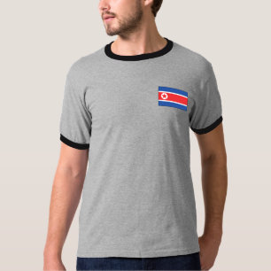 T-shirts et cadeaux coréens du nord de drapeau