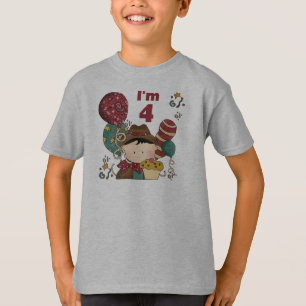 T-shirts et cadeaux Cowboy 4e anniversaire