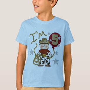 T-shirts et cadeaux Cowboy 5e anniversaire