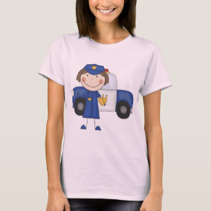 T-shirts et cadeaux d'agente de police féminine