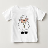 T-shirts et cadeaux d'agneau blanc (Devant)