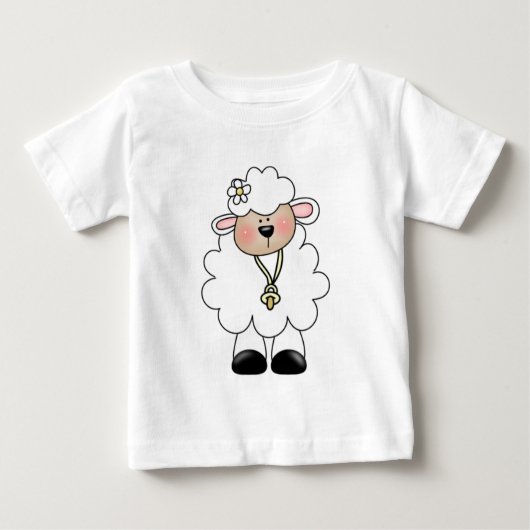 T-shirts et cadeaux d'agneau blanc (Devant)