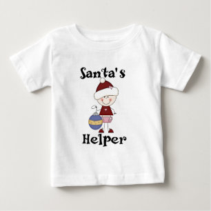 T-shirts et cadeaux d'aide de Girl Père Noël