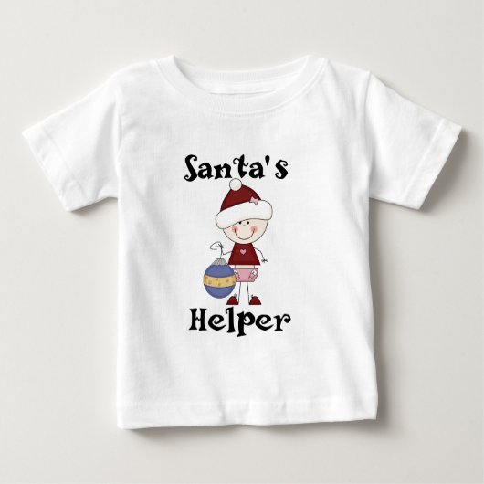 T-shirts et cadeaux d'aide de Girl Père Noël (Devant)