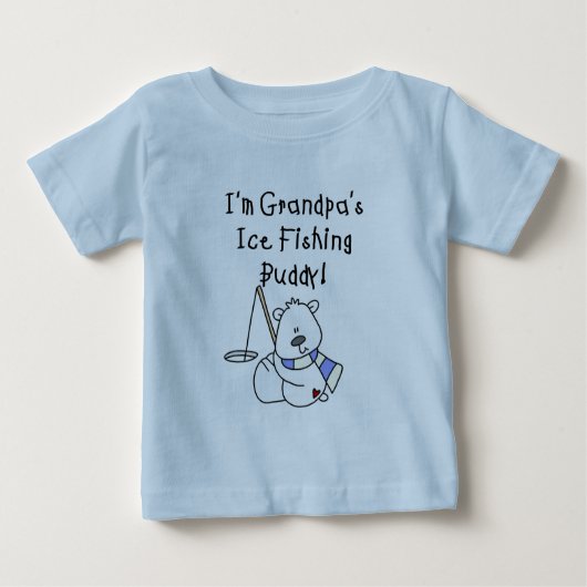 T-shirts et cadeaux d'ami de pêche de la glace du (Devant)