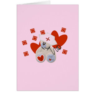T-shirts et cadeaux d'amour d'infirmière d'ours de