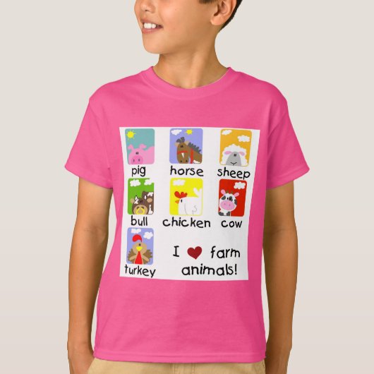 T-shirts et cadeaux d'animaux de ferme (Devant)