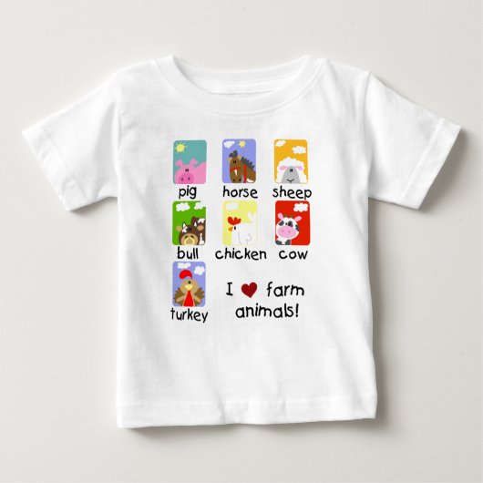T-shirts et cadeaux d'animaux de ferme (Devant)
