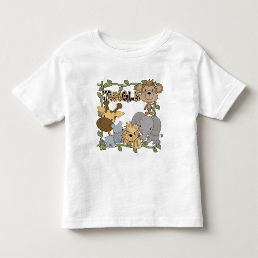 T-shirts et cadeaux d'animaux de jungle de bébé (Devant)