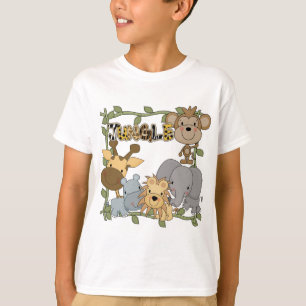 T-shirts et cadeaux d'animaux de jungle de bébé