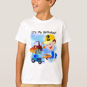 T-shirts et cadeaux d'anniversaire de construction