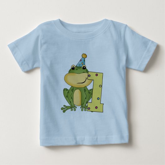 T-shirts et cadeaux d'anniversaire de grenouille (Devant)