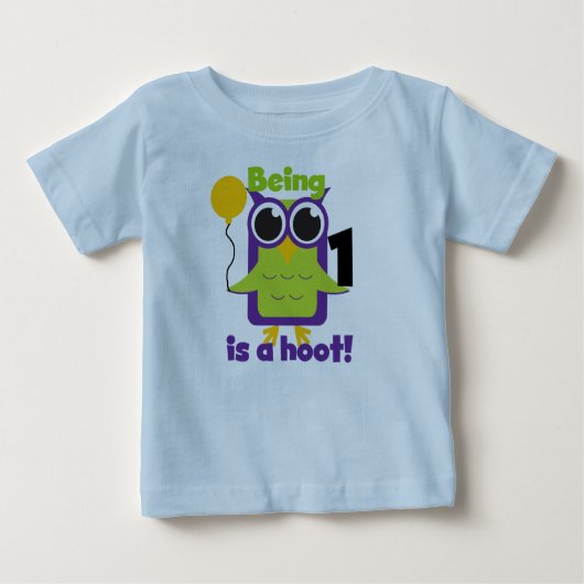 T-shirts et cadeaux d'anniversaire de Hoot Owl 1er (Devant)