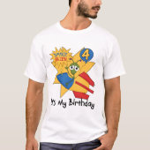 T-shirts et cadeaux de 4e anniversaire de l'Alien  (Devant)