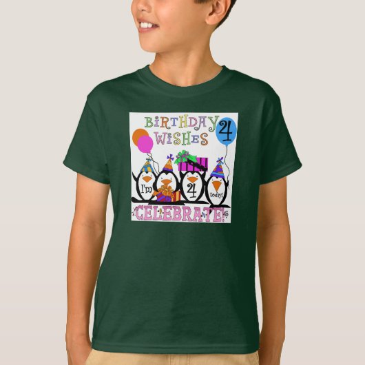 T-shirts et cadeaux de 4ème anniversaire de Pengui (Devant)