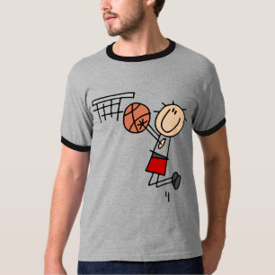 T-shirts et cadeaux de basketball Jump Shot Rouge