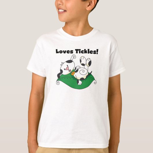 T-shirts et cadeaux de chatouillements d'amours (Devant)