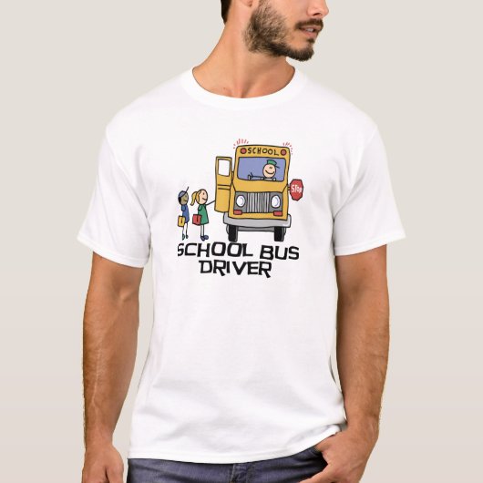 T-shirts et cadeaux de chauffeur d'autobus (Devant)