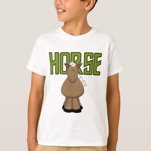T-shirts et cadeaux de cheval (Devant)