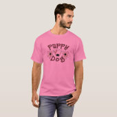 T-shirts et cadeaux de chiot de fleurs (Devant entier)