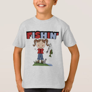 T-shirts et cadeaux de fille de Fishin