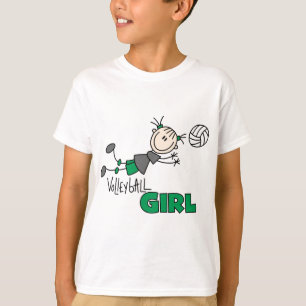 T-shirts et cadeaux de fille de volleyball
