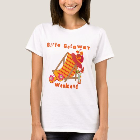 T-shirts et cadeaux de fin de semaine pour filles (Devant)