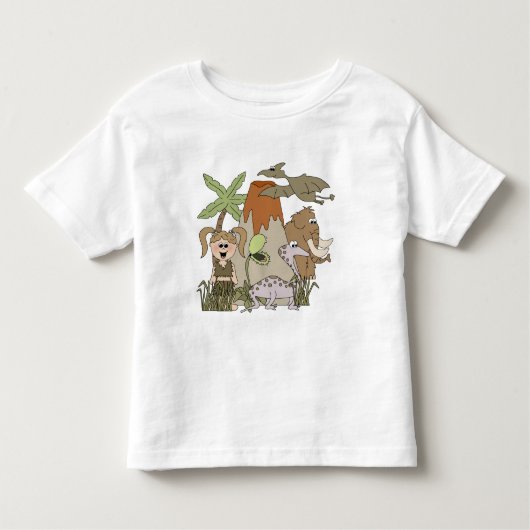 T-shirts et cadeaux de Girl Prehistory Life (Devant)