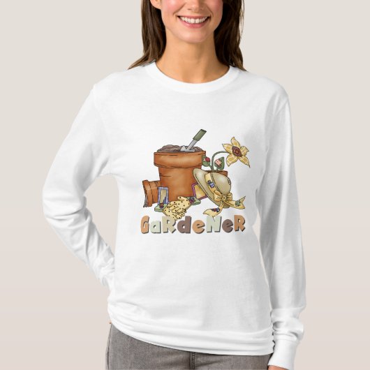 T-shirts et cadeaux de jardinier (Devant)