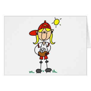 T-shirts et cadeaux de joueur de baseball de fille