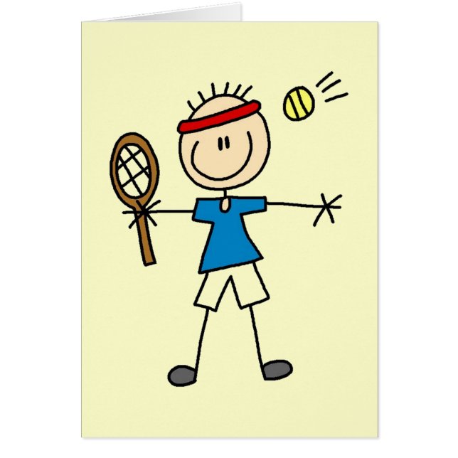 T-shirts et cadeaux de joueur de tennis de garçon (Devant)