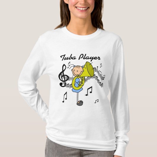 T-shirts et cadeaux de joueur de tuba (Devant)