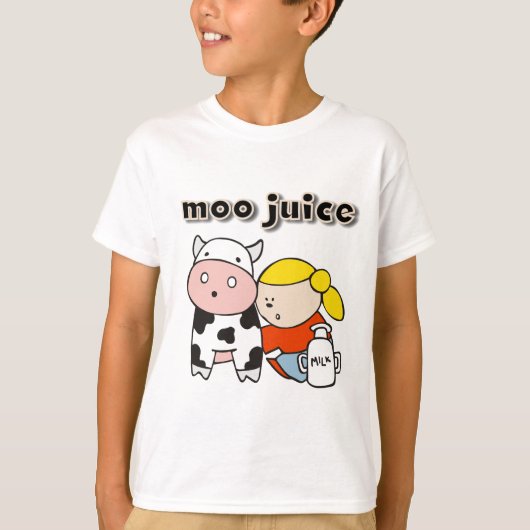 T-shirts et cadeaux de jus de MOO (Devant)