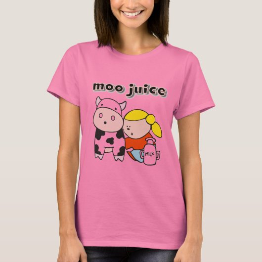 T-shirts et cadeaux de jus de MOO (Devant)