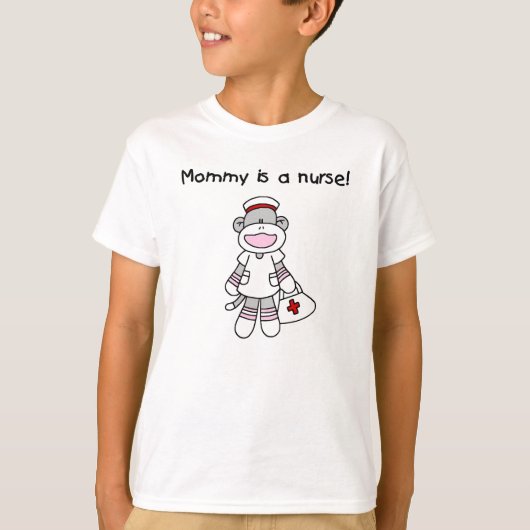T-shirts et cadeaux de l'infirmière de singe de ch (Devant)