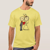 T-shirts et cadeaux de mariage Couple I Do (Devant)